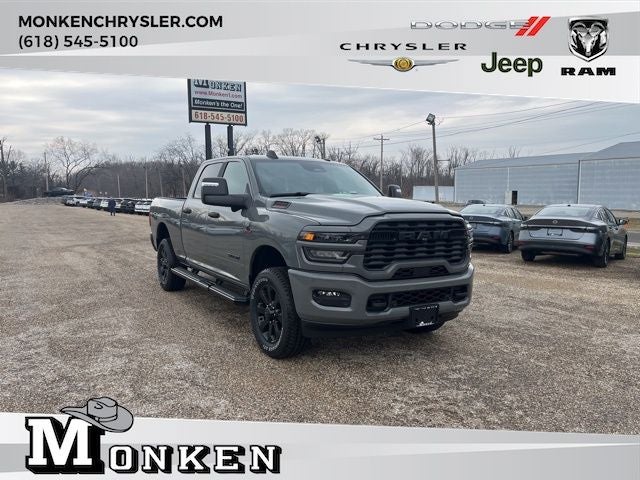 2026 RAM 3500 Big Horn in Ceramic Gray Clearcoat — front three-quarter view