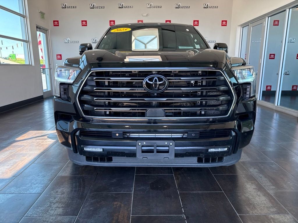 2025 Toyota Sequoia — rear three-quarter view