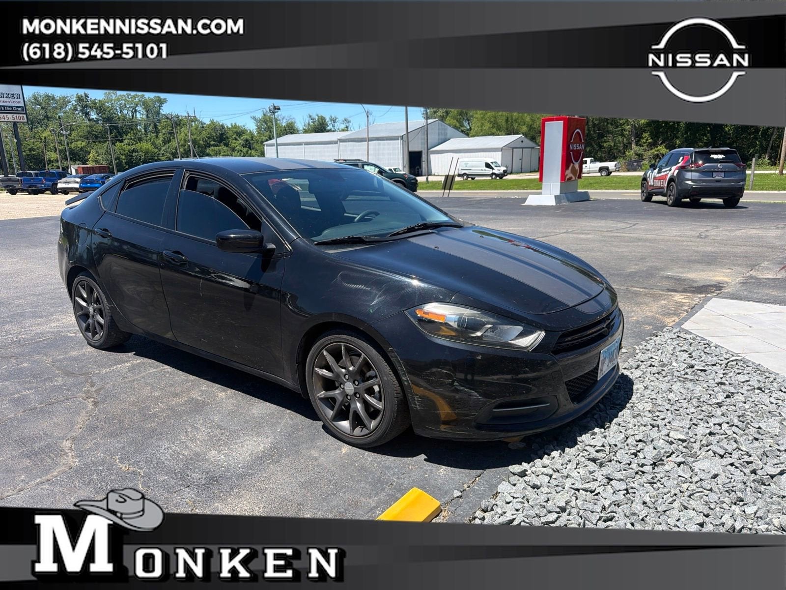 2015 Dodge Dart SXT in Bright White Clearcoat — front three-quarter view
